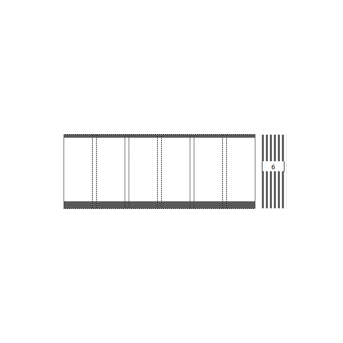 Glasschuifsysteem Sunshine 6-spoor Br: 482-578 x hg: 200-270