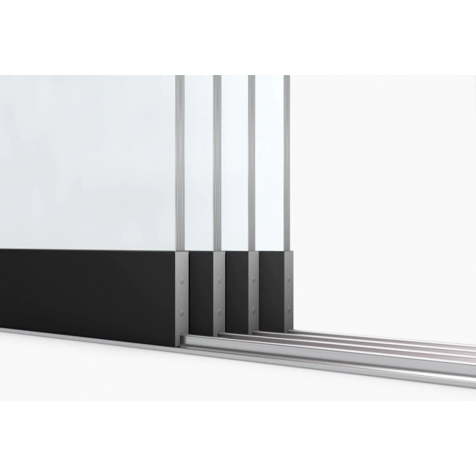 Glasschuifsysteem Sunshine 4-spoor Br: 322-386 x hg: 200-270