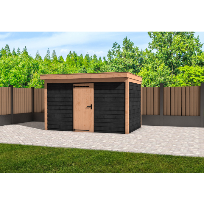 Douglas berging Spring 400x306 (zwarte wanden)