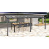 Aluminium terrasoverkapping Oase 507 x 254cm (3 staanders, polycarbonaat)