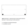 Aluminium terrasoverkapping Oase 607 x 254cm (polycarbonaat)
