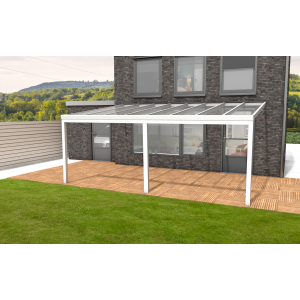 Aluminium terrasoverkapping Oase 607 x 254cm (glasdak)
