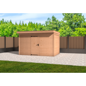 Douglas berging Spring 400x306 (houtkleur wanden)